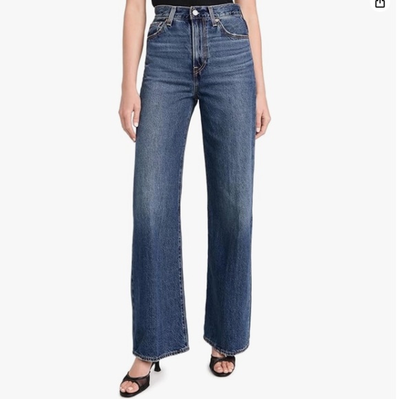 Levi's Women's Ribcage Wide Leg Jean, Polar Perimeter, Size 27 x 32 - Picture 1 of 12
